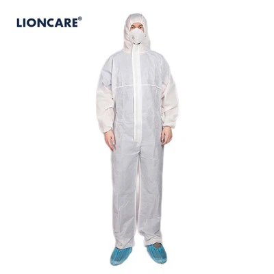 Bat de protecció d'un sol ús LIONCARE® CoverLite Blanc